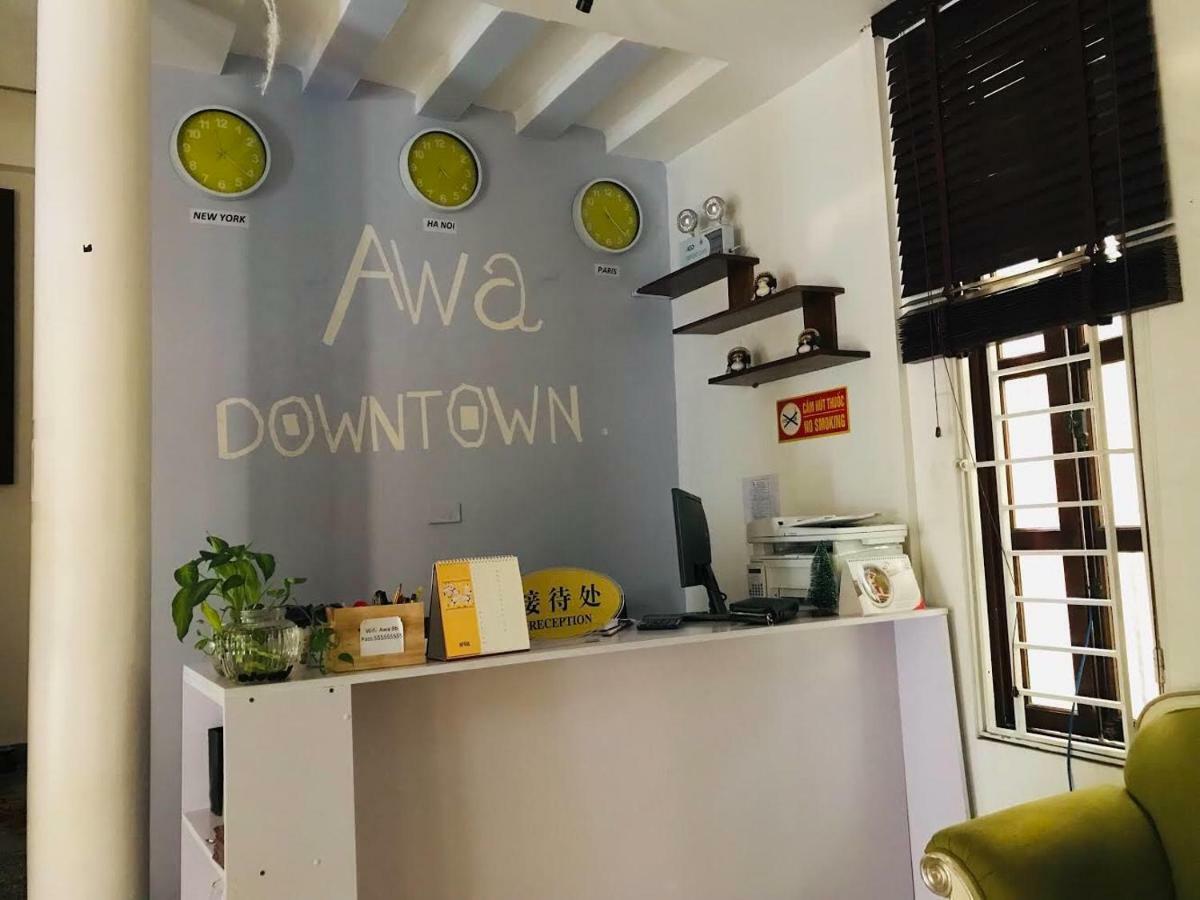 Awa Downtown Hostel Hanoi Buitenkant foto